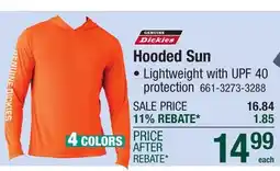 Menards Hooded Sun offer