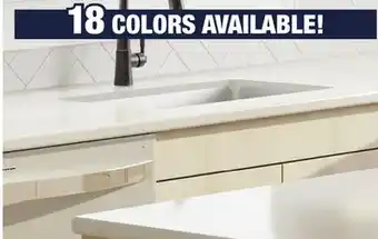 Menards Shown in Calacatta Sands offer