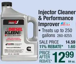 Menards Injector Cleaner & Performance Improver offer