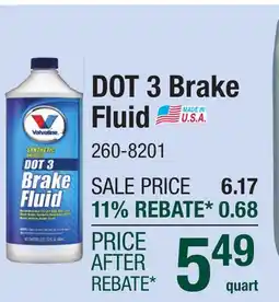 Menards DOT 3 Brake Fluid offer