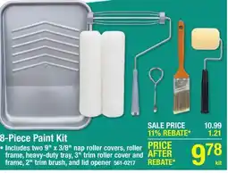 Menards 8-Piece Paint Kit offer
