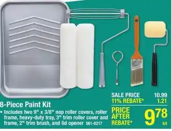 Menards 8-Piece Paint Kit offer