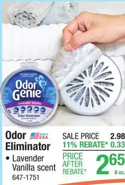 Menards Odor Eliminator offer