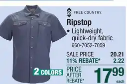 Menards Ripstop offer