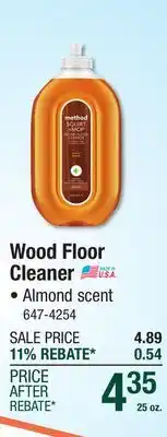 Menards Wood Floor Cleaner offer