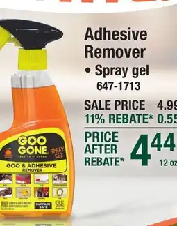 Menards Adhesive Remover offer