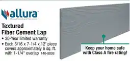Menards Textured Fiber Cement Lap offer