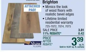 Menards Brighton offer