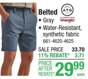 Menards Belted offer