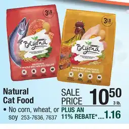 Menards Natural Cat Food offer