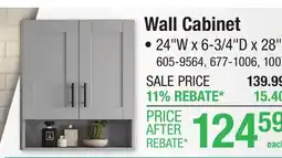 Menards Wall Cabinet offer