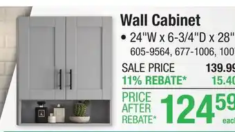 Menards Wall Cabinet offer