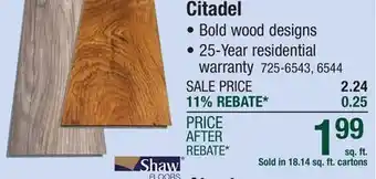 Menards Citadel offer
