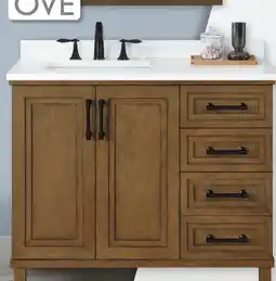 Menards Reno Vanity with Top offer