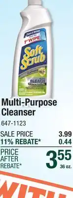 Menards Multi-Purpose Cleanser offer