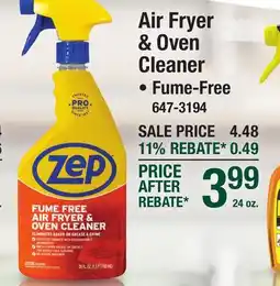 Menards Air Fryer & Oven Cleaner offer