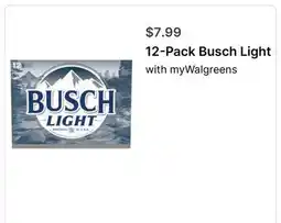Walgreens 12-Pack Busch Light offer