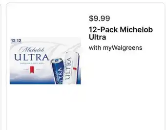 Walgreens 12-Pack Michelob Ultra offer