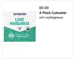 Walgreens 4-Pack Cutwater offer