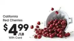 Kroger California Red Cherries offer