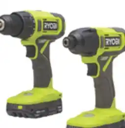 The Home Depot RYOBI 18V 2-Tool 1.5Ah Kit offer