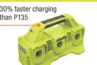 The Home Depot RYOBI 18V 6-Port Fast Charger offer
