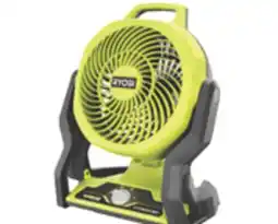 The Home Depot RYOBI One + Whisper Series 18V Hybrid Fan offer