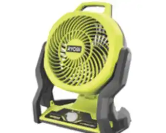 The Home Depot RYOBI One + Whisper Series 18V Hybrid Fan offer