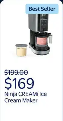 Walmart Ninja CREAMi Ice Cream Maker, 5 One-Touch Programs, with 2 Pints Included, Walmart Exclusive offer