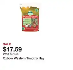 Petsmart Oxbow Western Timothy Hay offer