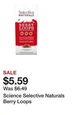 Petsmart Science Selective Naturals Berry Loops offer