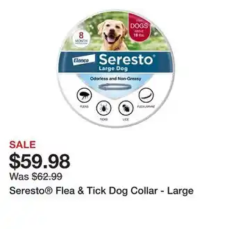 Petsmart Seresto Flea & Tick Dog Collar - Large offer
