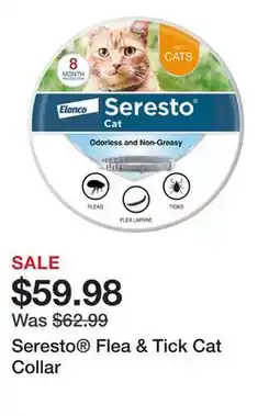 Petsmart Seresto Flea & Tick Cat Collar offer