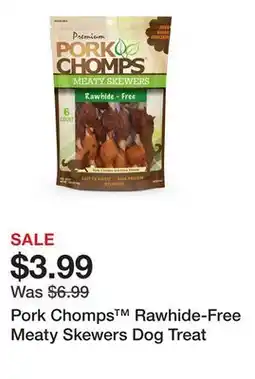 Petsmart Pork Chomps Rawhide-Free Meaty Skewers Dog Treat offer