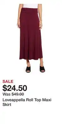 Nordstrom Loveappella Roll Top Maxi Skirt offer
