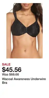 Nordstrom Wacoal Awareness Underwire Bra offer