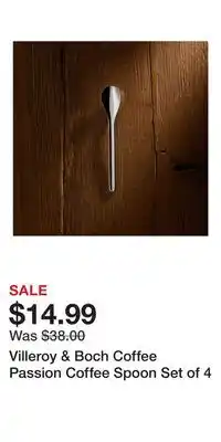 Nordstrom Villeroy & Boch Coffee Passion Coffee Spoon Set of 4 offer