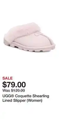 Nordstrom UGG Coquette Shearling Lined Slipper (Women) offer