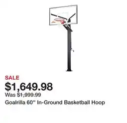 Dick's Sporting Goods Goalrilla 60'' In-Ground Basketball Hoop offer