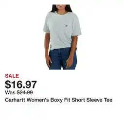 Dick's Sporting Goods Carhartt Women's Boxy Fit Short Sleeve Tee offer