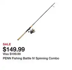 Dick's Sporting Goods PENN Fishing Battle IV Spinning Combo offer
