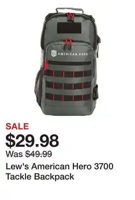 Dick's Sporting Goods Lew's American Hero 3700 Tackle Backpack offer