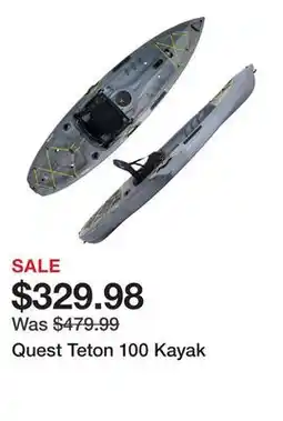 Dick's Sporting Goods Quest Teton 100 Kayak offer