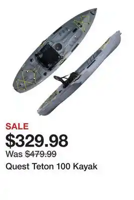 Dick's Sporting Goods Quest Teton 100 Kayak offer