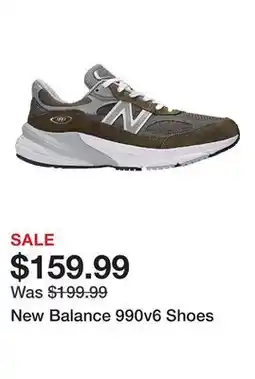 Dick's Sporting Goods New Balance 990v6 Shoes offer