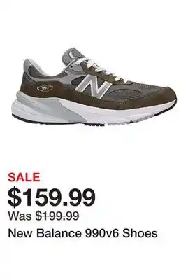 Dick's Sporting Goods New Balance 990v6 Shoes offer