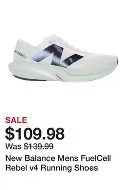 Dick's Sporting Goods New Balance Mens FuelCell Rebel v4 Running Shoes offer
