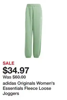 Dick's Sporting Goods adidas Originals Women's Essentials Fleece Loose Joggers offer
