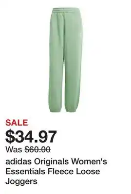 Dick's Sporting Goods adidas Originals Women's Essentials Fleece Loose Joggers offer