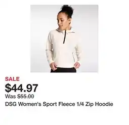 Dick's Sporting Goods DSG Women's Sport Fleece 1/4 Zip Hoodie offer